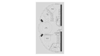 Apartment floor plan, 2 bedrooms in THE PAD No. 11009
